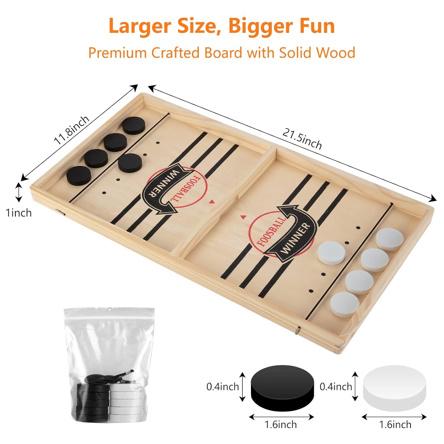 SwiftShot™ Wooden String Hockey Game