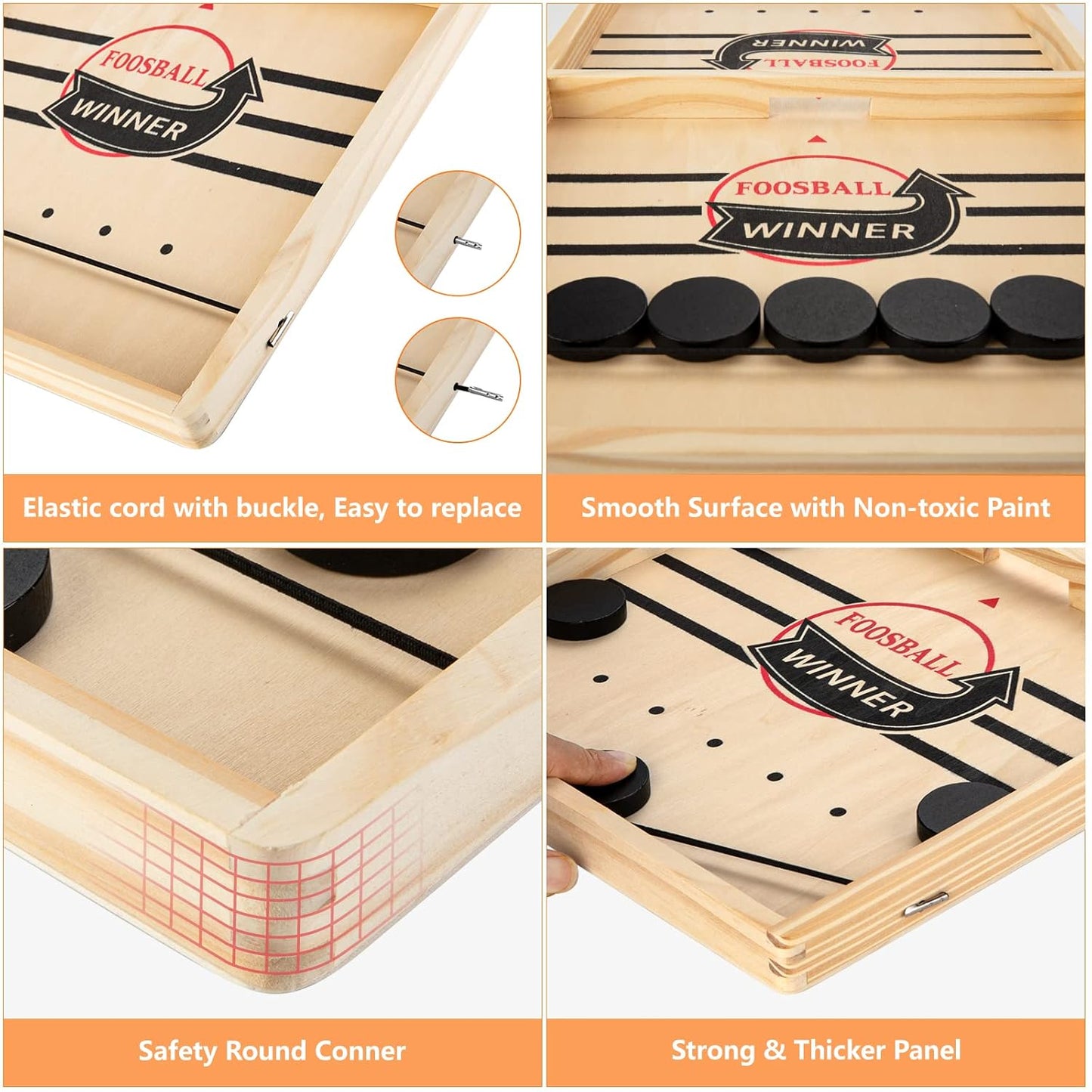 SwiftShot™ Wooden String Hockey Game