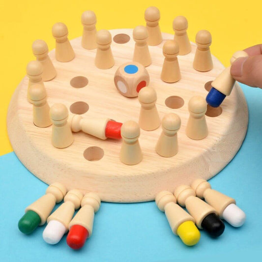 Memory Chess Game (Brain-Boosting Wooden Educational Toy) for 3+ Years