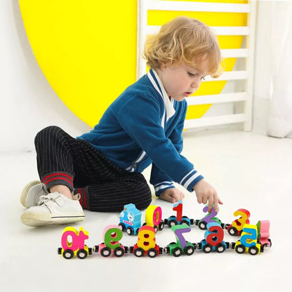 NumiTrain™ – Magnetic Wooden Number Train Set
