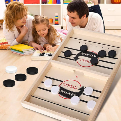 SwiftShot™ Wooden String Hockey Game