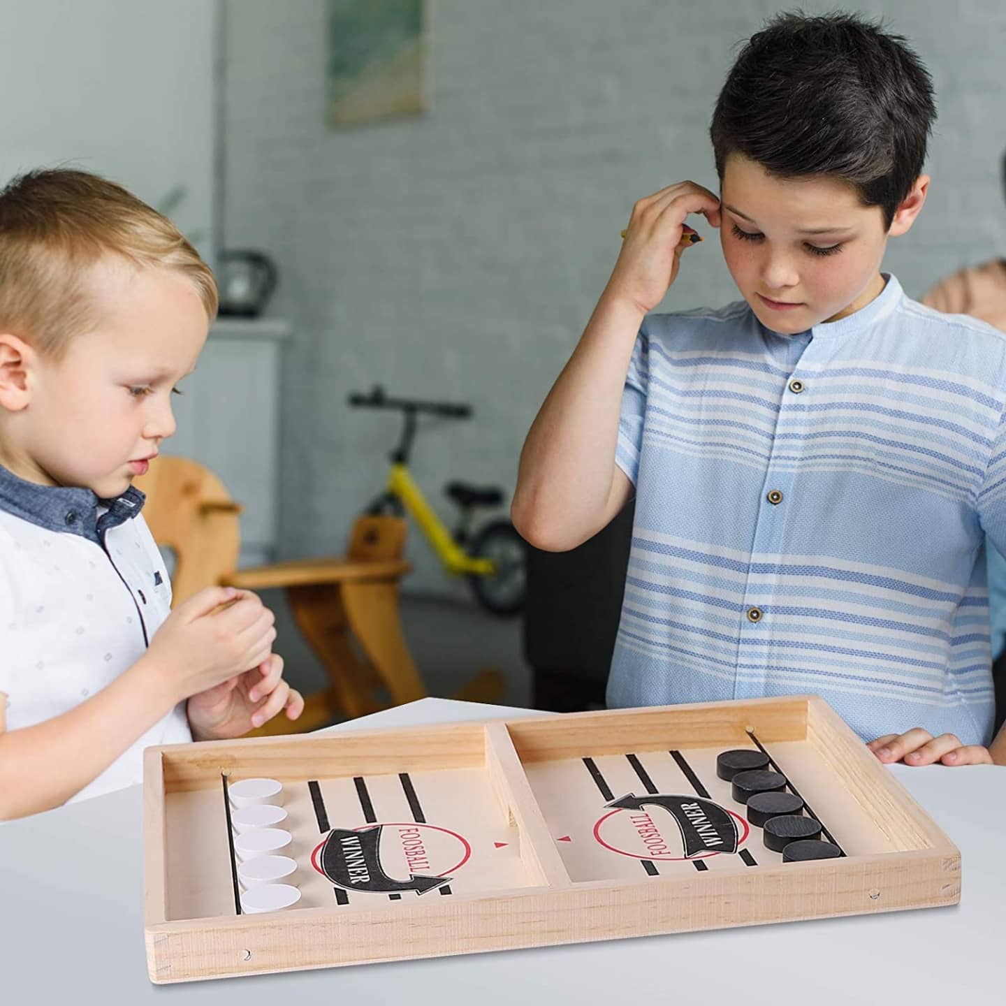 SwiftShot™ Wooden String Hockey Game