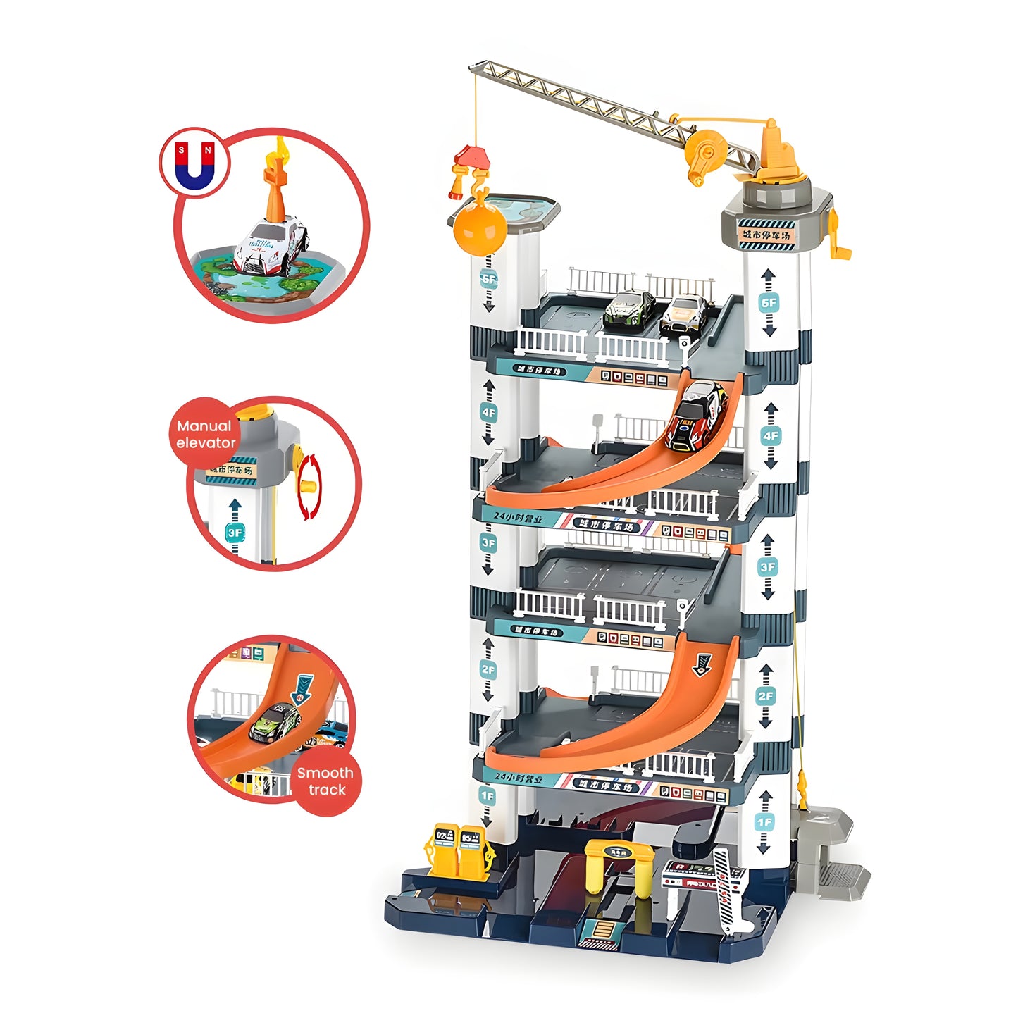 ParkLift™ Multi Level Car Garage Playset