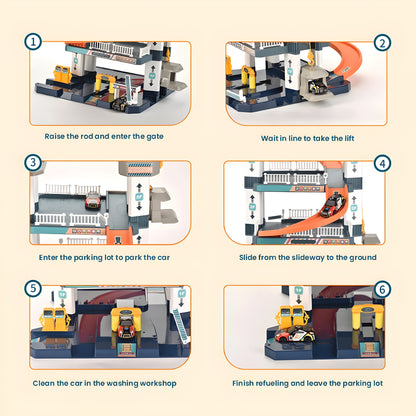 ParkLift™ Multi Level Car Garage Playset